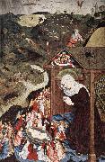 MASTER of the Polling Panels Adoration of the Child USA oil painting artist